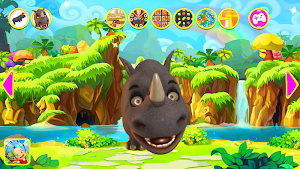 Talking Rhino Hero And Junior Screenshot 0