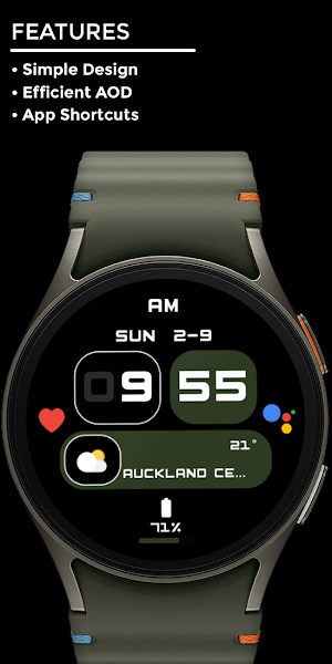 Night ver 71 - watch face Screenshot 1