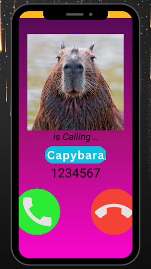 Capybara Funny Fake Call &chat Screenshot 2