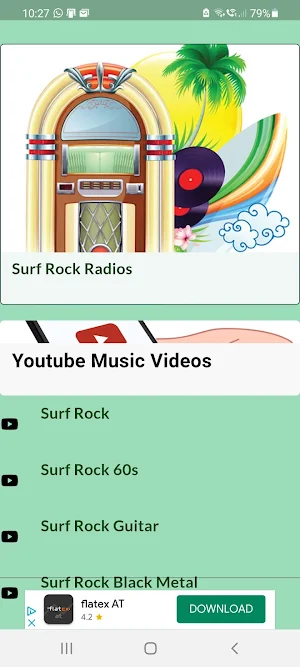 Surf Rock Radio Stations Screenshot 0