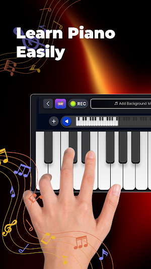 Learn Piano: Easy Keyboard Screenshot 0