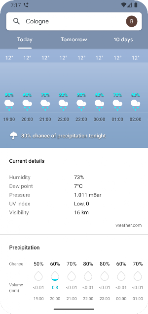 Simple Weather Shortcut Screenshot 1
