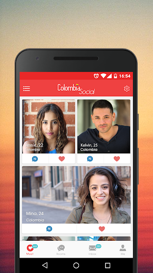 Colombia Social - Free Match & Chat for Colombians Screenshot 0