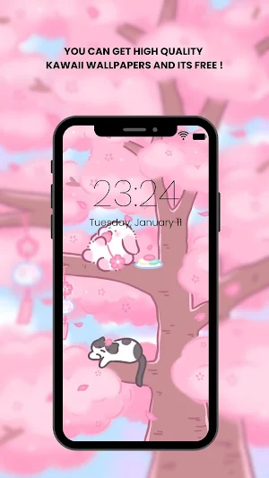 Kawaii Wallpaper HD 4K Screenshot 1