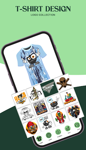 T-shirt design maker app Screenshot 1