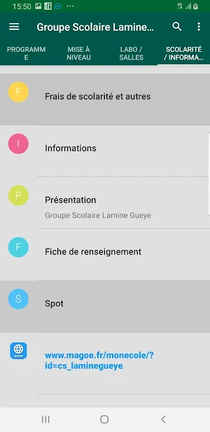 CS Lamine Gueye screenshot 4