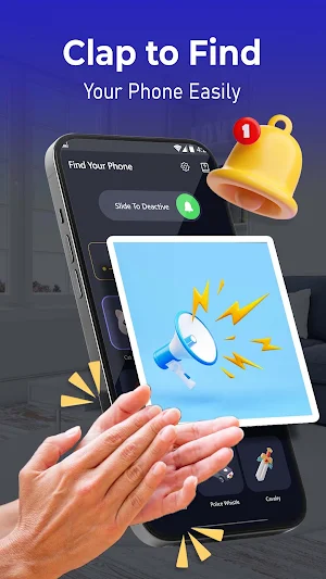 Find My Phone by Clap, Whistle Screenshot 0