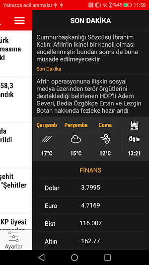 Güneş - Haberler Screenshot 3