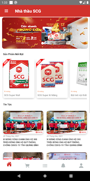 Nhà thầu SCG Screenshot 2