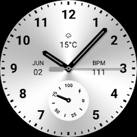 Metallic Watch Face