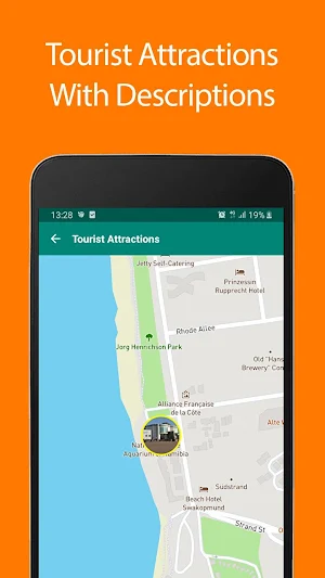 Namibia Offline Map and Travel Guide Screenshot 0
