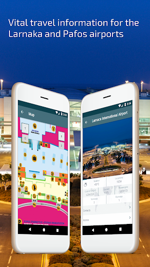 Cyprus Airport - Larnaka & Pafos Hermes Airports Screenshot 2