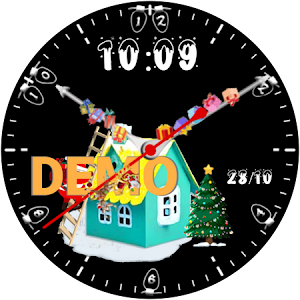 DiF Christmas Watchface Demo Screenshot 2