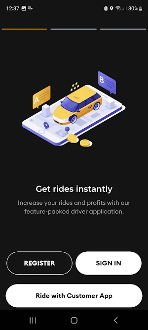 Najm Chauffeur Screenshot 1