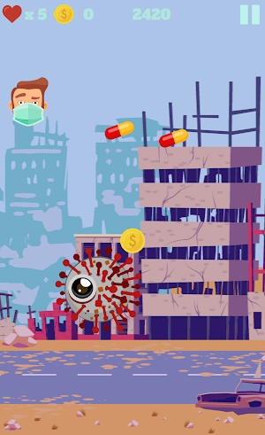 City Run Man: Virus Escaped! Screenshot 2