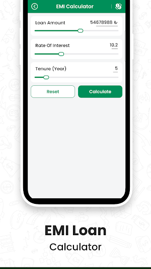 Easy EMI Loan Calculator Screenshot 1