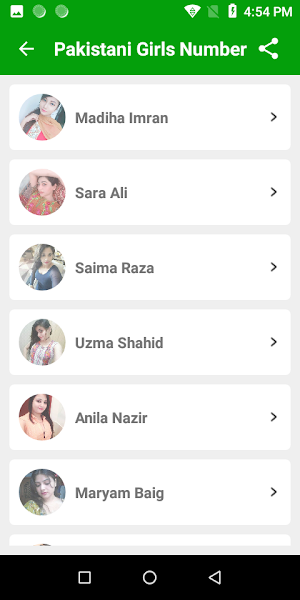 Girls Phone Number for Dating Screenshot 1