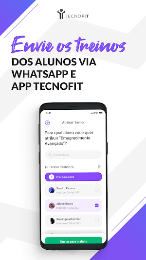Tecnofit Personal - App para Personal Trainer Screenshot 1