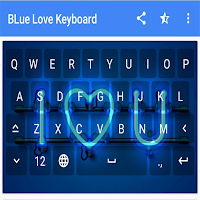 Blue Love Keyboard Theme