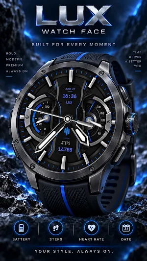 LX004 Milan Luxury Watch Face Screenshot 1