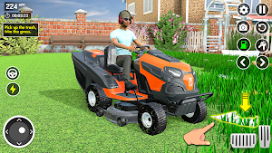Lawn Mower Simulator: Cut Game Screenshot 1