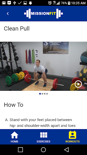 MissionFit Screenshot 2