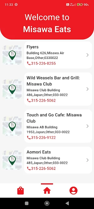 Misawa Club Eats Screenshot 2