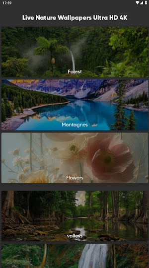 Live Nature Wallpaper Ultra HD Screenshot 0