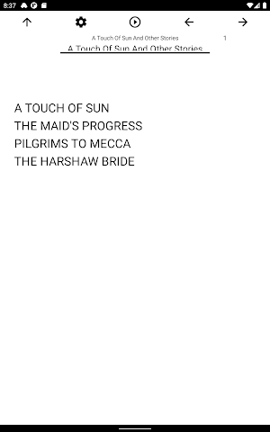 Book, A Touch Of Sun And Other Screenshot 2