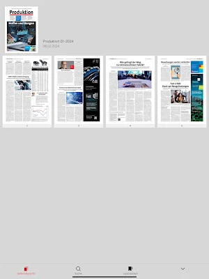 Produktion eMagazin Screenshot 2