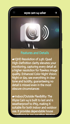 wyze cam v4 manual Screenshot 0