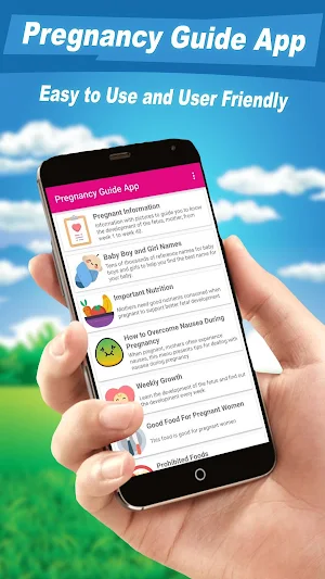 Pregnancy Guide App Screenshot 2