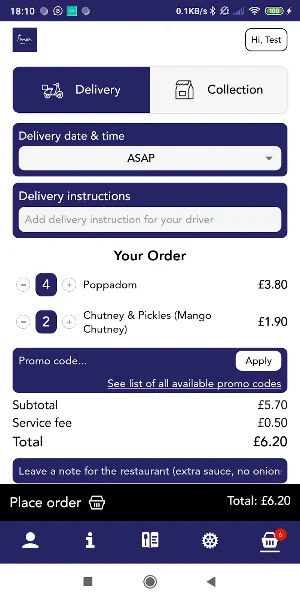 Imon Tandoori Screenshot 2