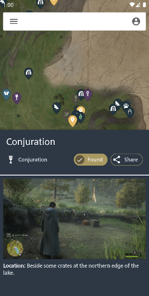 MapGenie: Hogwarts Legacy Map Screenshot 2