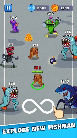 The Fishman: Monster Evolution Screenshot 2