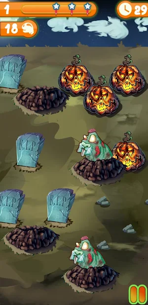 Punch a mole! Halloween Edition Screenshot 2