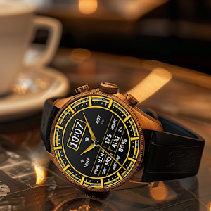 Key WF39 Hybrid Watch Face Screenshot 3