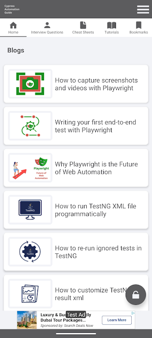 Automation Guide Cypress Screenshot 0