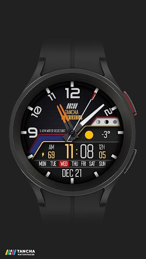 Tancha Hybrid Watch Face Screenshot 1