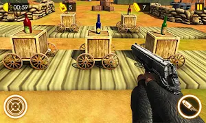 Gun Bottle Shooting Expert 3D Screenshot 1