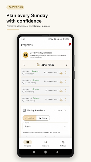 Sacred Plan: Sacrament Planner Screenshot 0