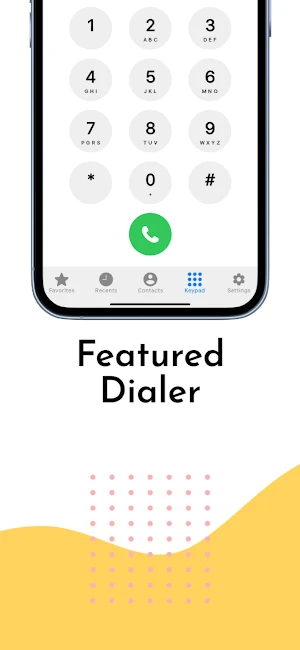 iCall Screen - Phone OS Dialer Screenshot 3