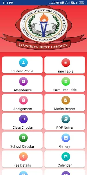 Vidyanidhi college Screenshot 2