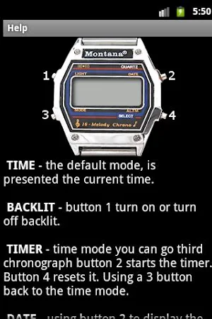 Montana clock Screenshot 1