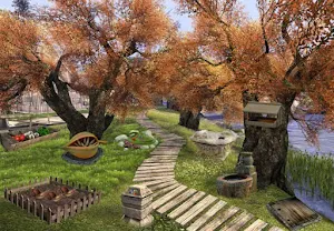 Escape Game lake House Autumn Screenshot 1