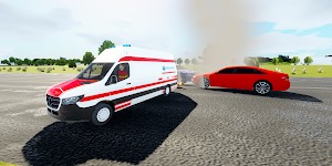 Ambulance Simulator 2021 - Minibus Car Driving Sim Screenshot 2