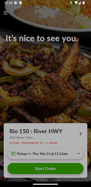 Rio 150 Mexican Restaurant Screenshot 0