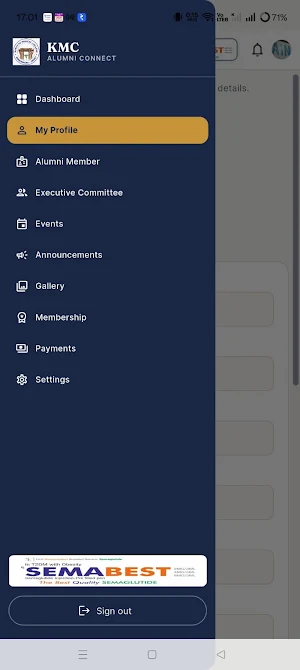 KMC Alumni Connect Screenshot 3