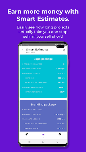 Chronos Time Tracking - Freelancer Project Mgmt Screenshot 3