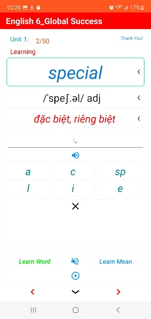 Tieng Anh Trung Hoc Screenshot 2